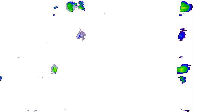 Meteoradar - aktuální srážky 2026-08-10 03:15:00