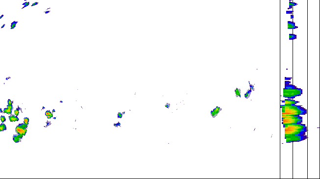 Meteoradar - aktuální srážky 2026-08-10 15:15:00