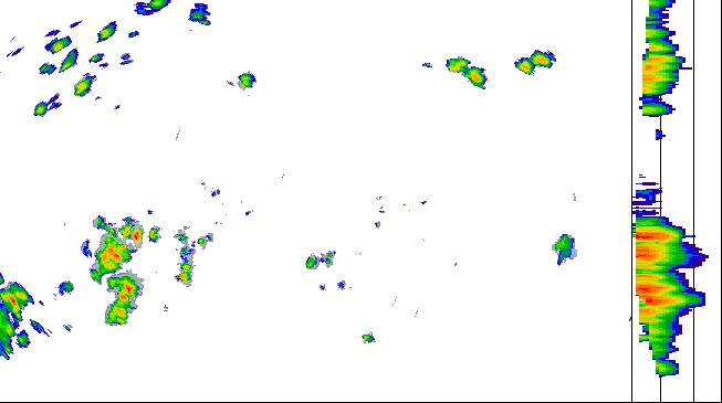 Meteoradar - aktuální srážky 2026-08-10 16:45:00