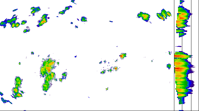 Meteoradar - aktuální srážky 2026-08-10 17:45:00