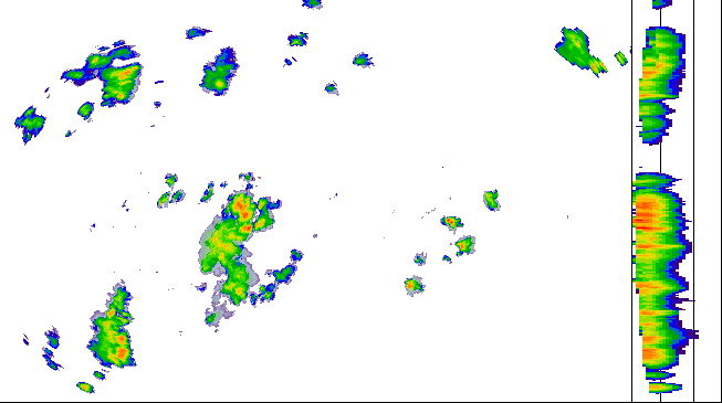 Meteoradar - aktuální srážky 2026-08-10 18:45:00