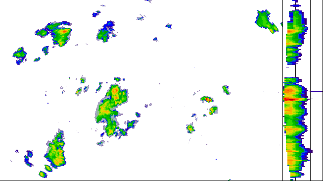 Meteoradar - aktuální srážky 2026-08-10 19:00:00