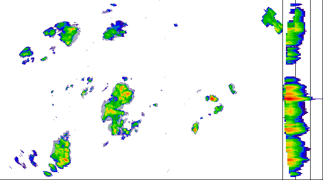 Meteoradar - aktuální srážky 2026-08-10 19:15:00