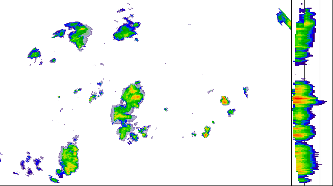 Meteoradar - aktuální srážky 2026-08-10 19:30:00