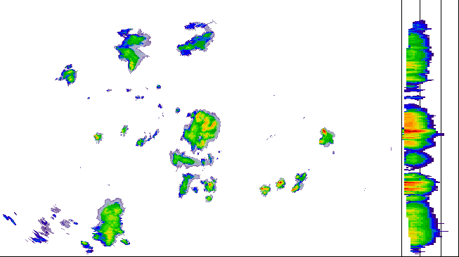 Meteoradar - aktuální srážky 2026-08-10 20:00:00
