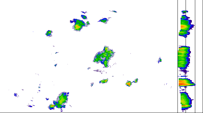 Meteoradar - aktuální srážky 2026-08-10 21:00:00
