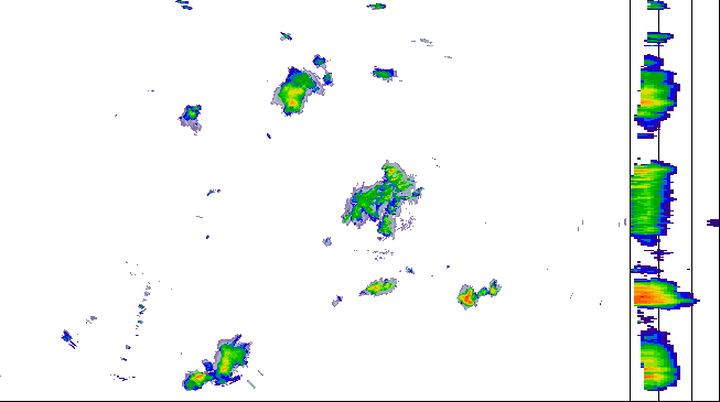 Meteoradar - aktuální srážky 2026-08-10 21:15:00