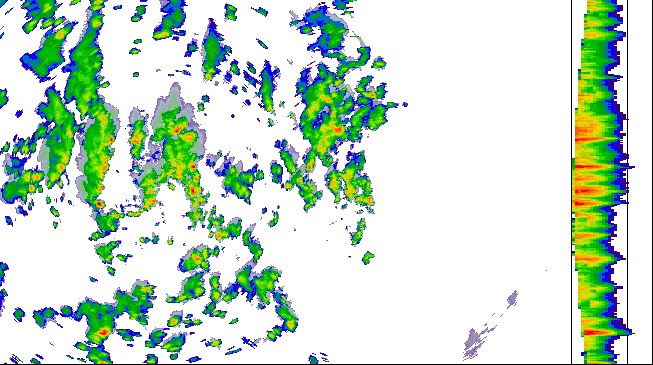 Meteoradar - aktuální srážky 2026-06-11 13:00:00