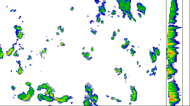 Meteoradar - aktuální srážky 2026-06-11 19:45:00