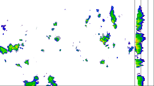 Meteoradar - aktuální srážky 2026-06-11 21:00:00