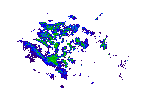 Meteoradar - aktuální srážky 2024-11-21 00:15:00