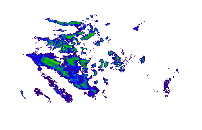 Meteoradar - aktuální srážky 2024-11-21 01:15:00