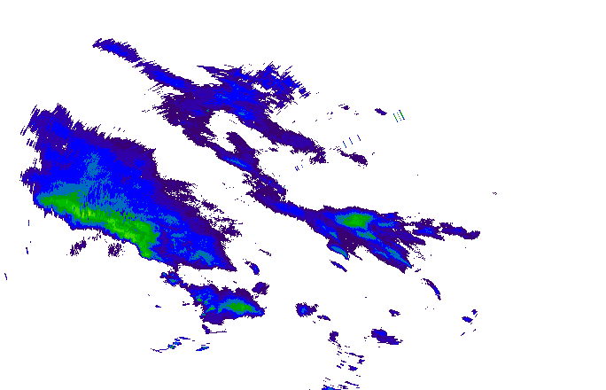 Meteoradar - aktuální srážky 2025-01-08 20:15:00