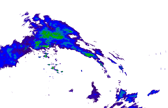 Meteoradar - aktuální srážky 2025-01-08 22:45:00