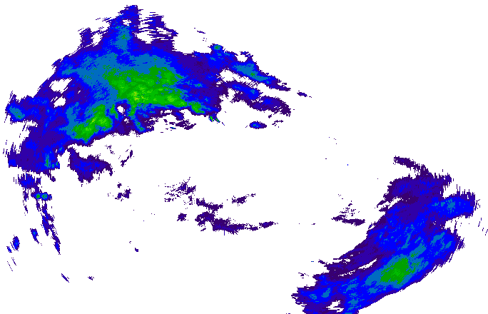 Meteoradar - aktuální srážky 2025-01-09 00:15:00