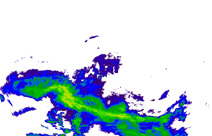 Meteoradar - aktuální srážky 2025-03-10 16:00:00